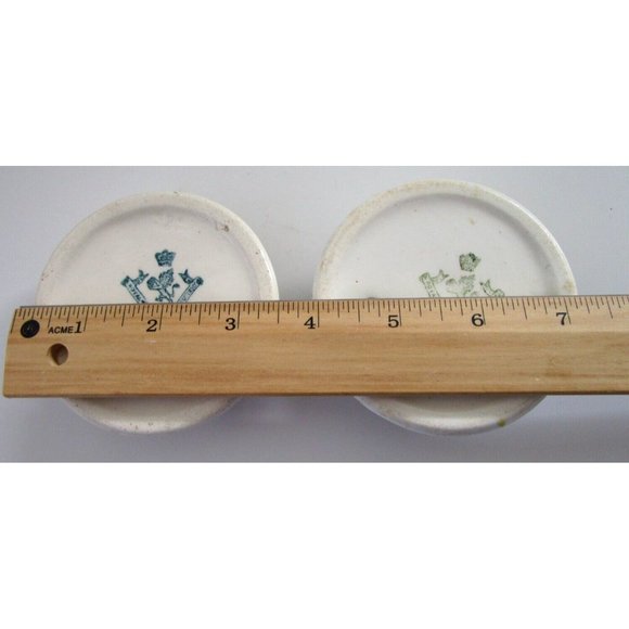 Wilkinson Royal Staffordshire Pottery England - Pair (2) Floral Candlesticks VTG - Picture 11 of 11